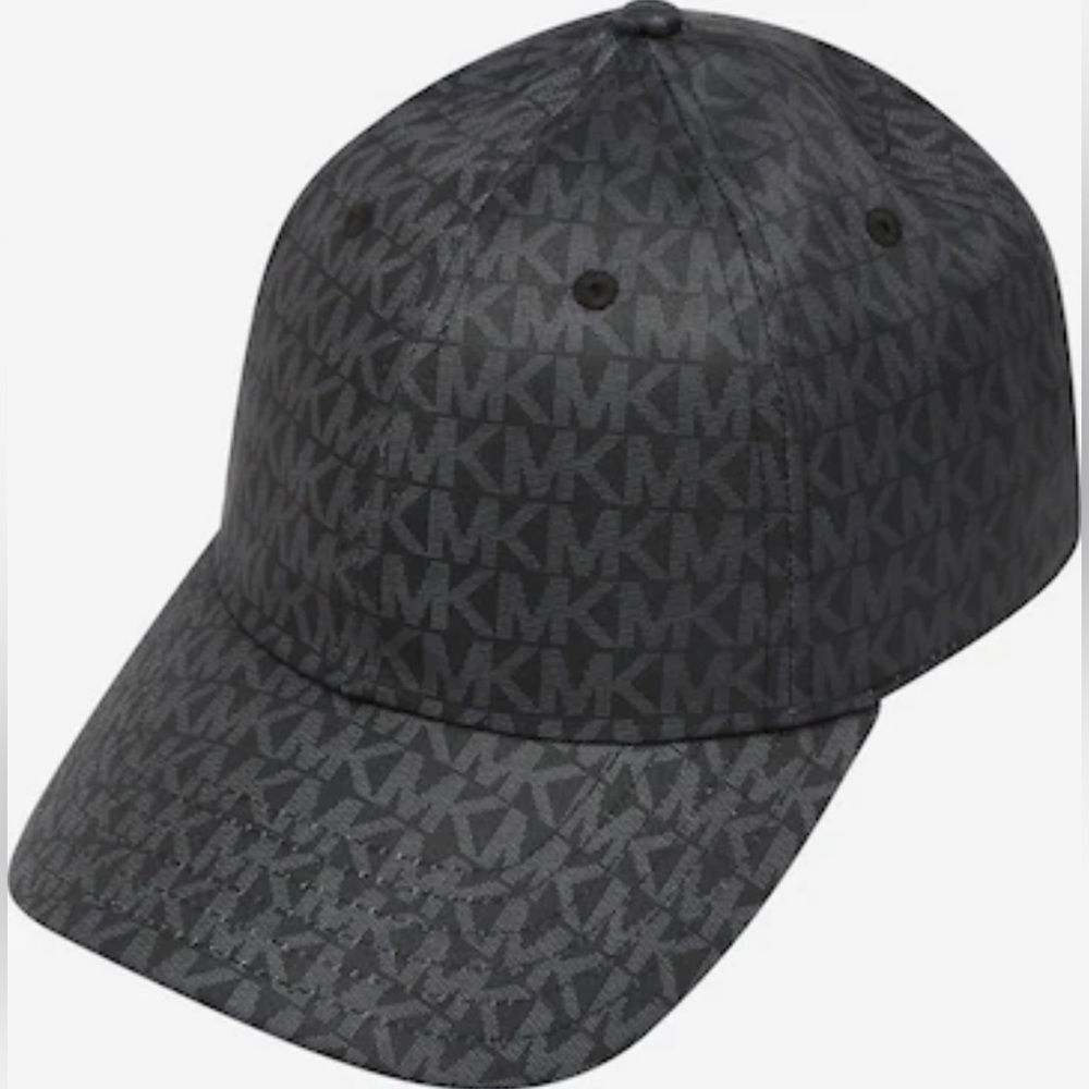 MICHAEL Michael Kors Logo Baseball Cap Hat
Black/Grey